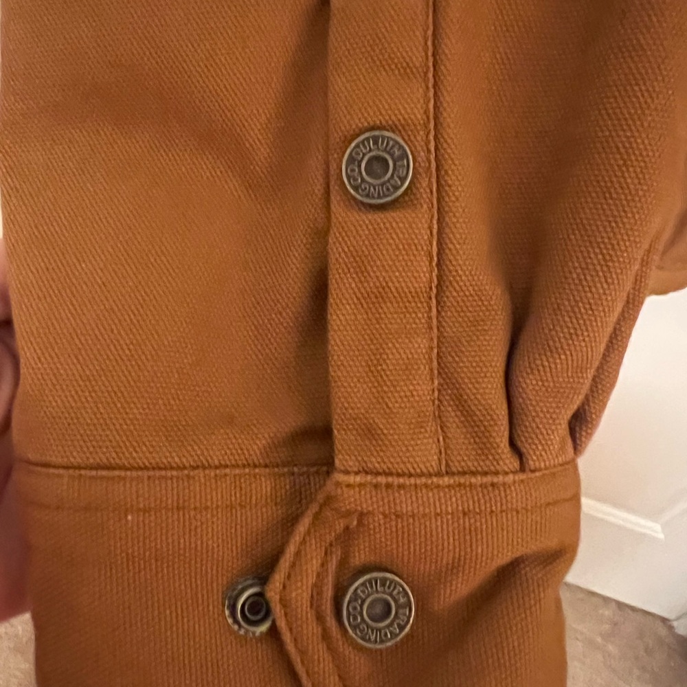 Duluth Trading Co Men's Brown Shirt Jacket - Picture 5 of 8